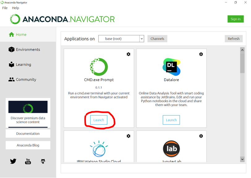 Anaconda Navigator